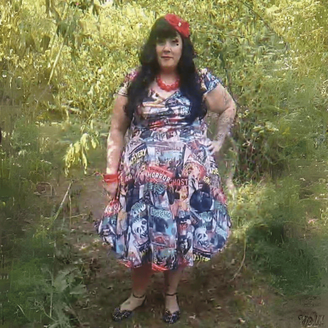 Rebel Jackson’s In-Depth Review of the Horror Story Rockabilly Dress: A Perfect Blend of Vintage Horror and Pin-Up Style