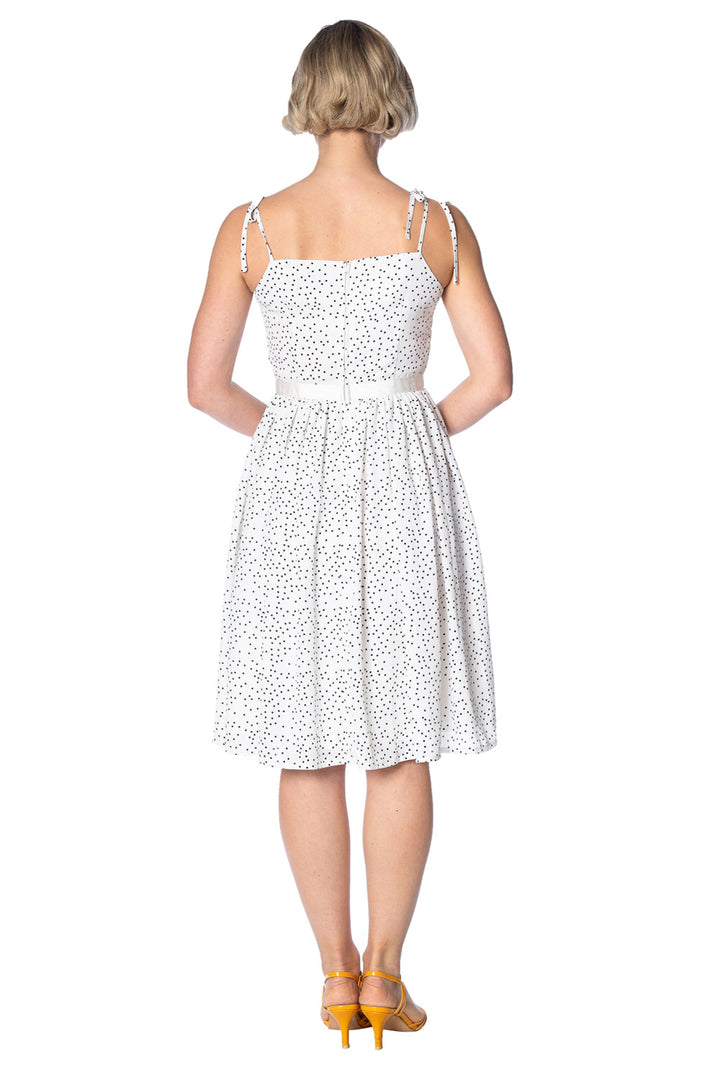 SWEET SPOT STRAPPY DRESS WHITE