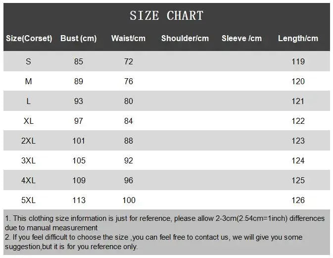 Size chart for Timeless Elegance Vintage Dress showing measurements for various sizes including bust, waist, shoulder, sleeve, and length.