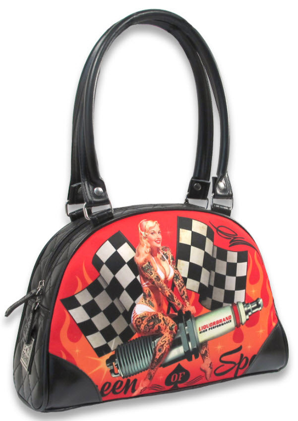 Liquor Brand Queen of Speed Handbag - Poison Arrow Retro