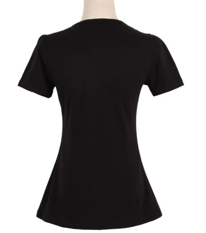 Bridget retro top black