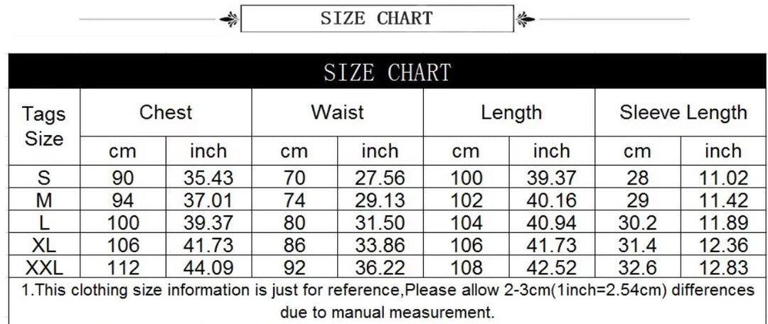 Size chart for Lucille Plaid Single Breasted 50s Dress showing measurements for S, M, L, XL, and XXL in cm and inches.