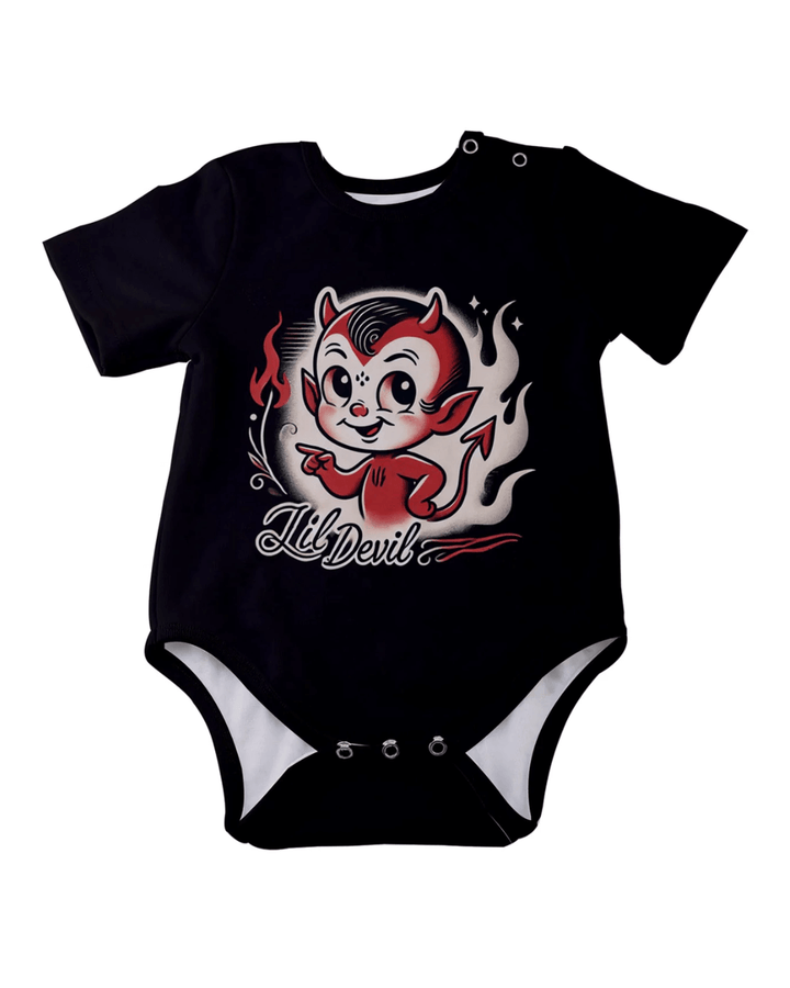 Lil Devil Baby Short Sleeve Bodysuit