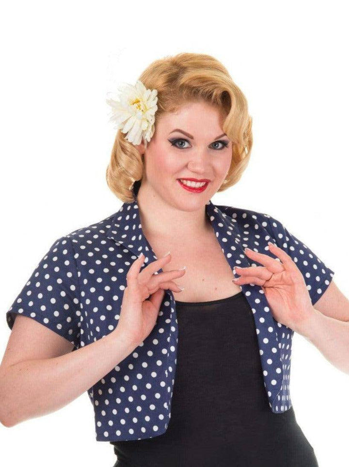 HIGHER LOVE POLKA DOT BOLERO - Poison Arrow Retro