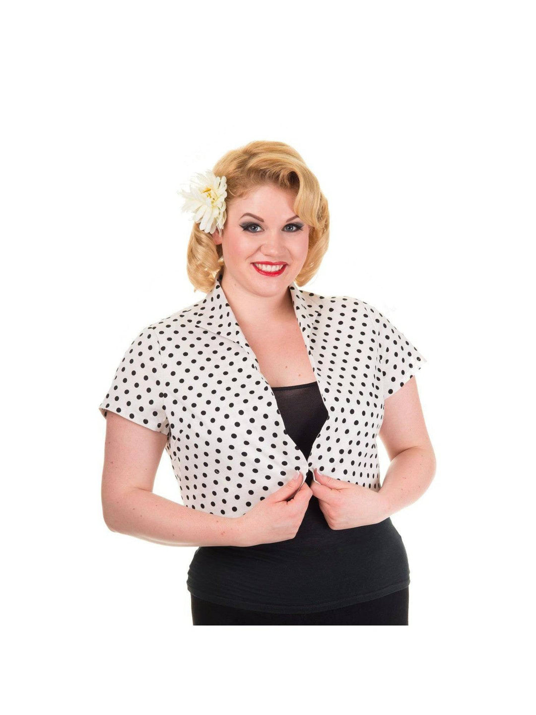 HIGHER LOVE POLKA DOT BOLERO - Poison Arrow Retro