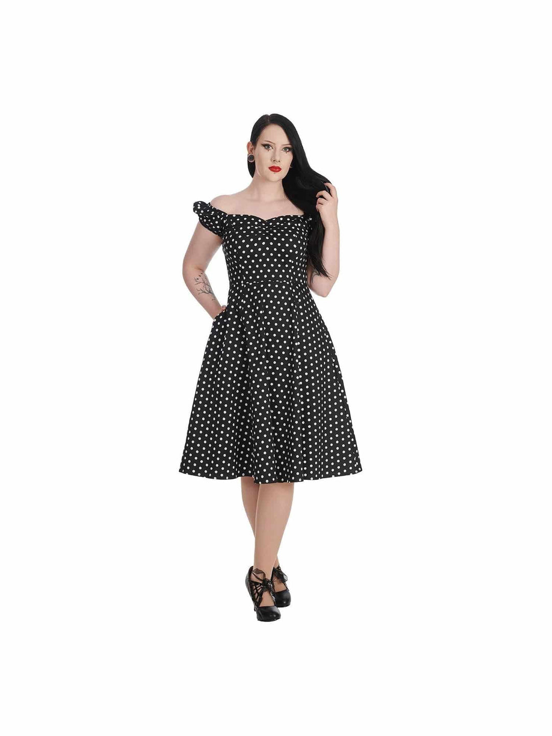 Sweet Spot Swing Dress - Poison Arrow Retro