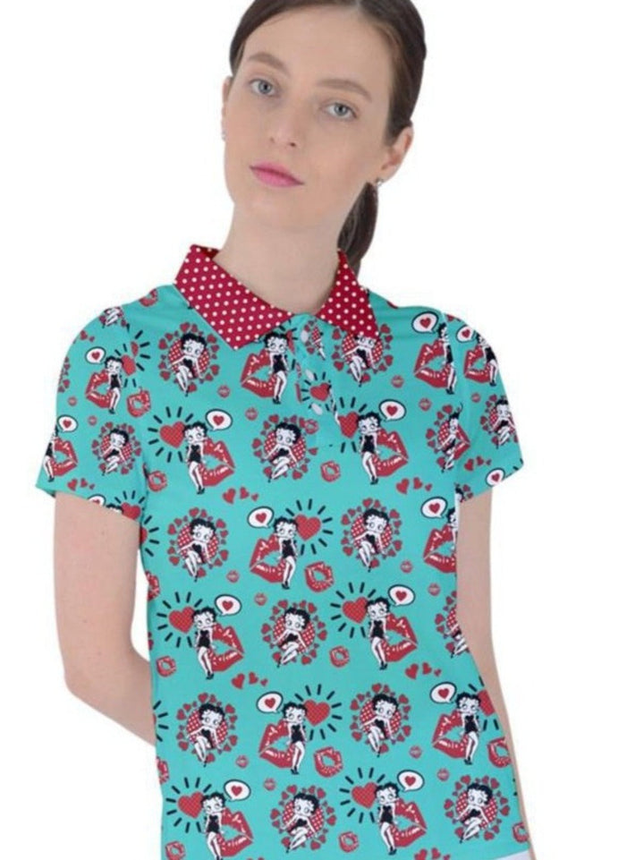 Betty Boop Women's Polo T-Shirt