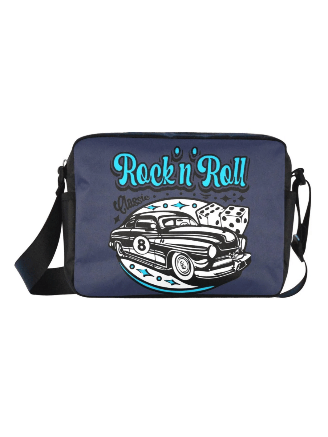 Rock n Roll Classic Crossbody Satchel Bag - Poison Arrow Retro