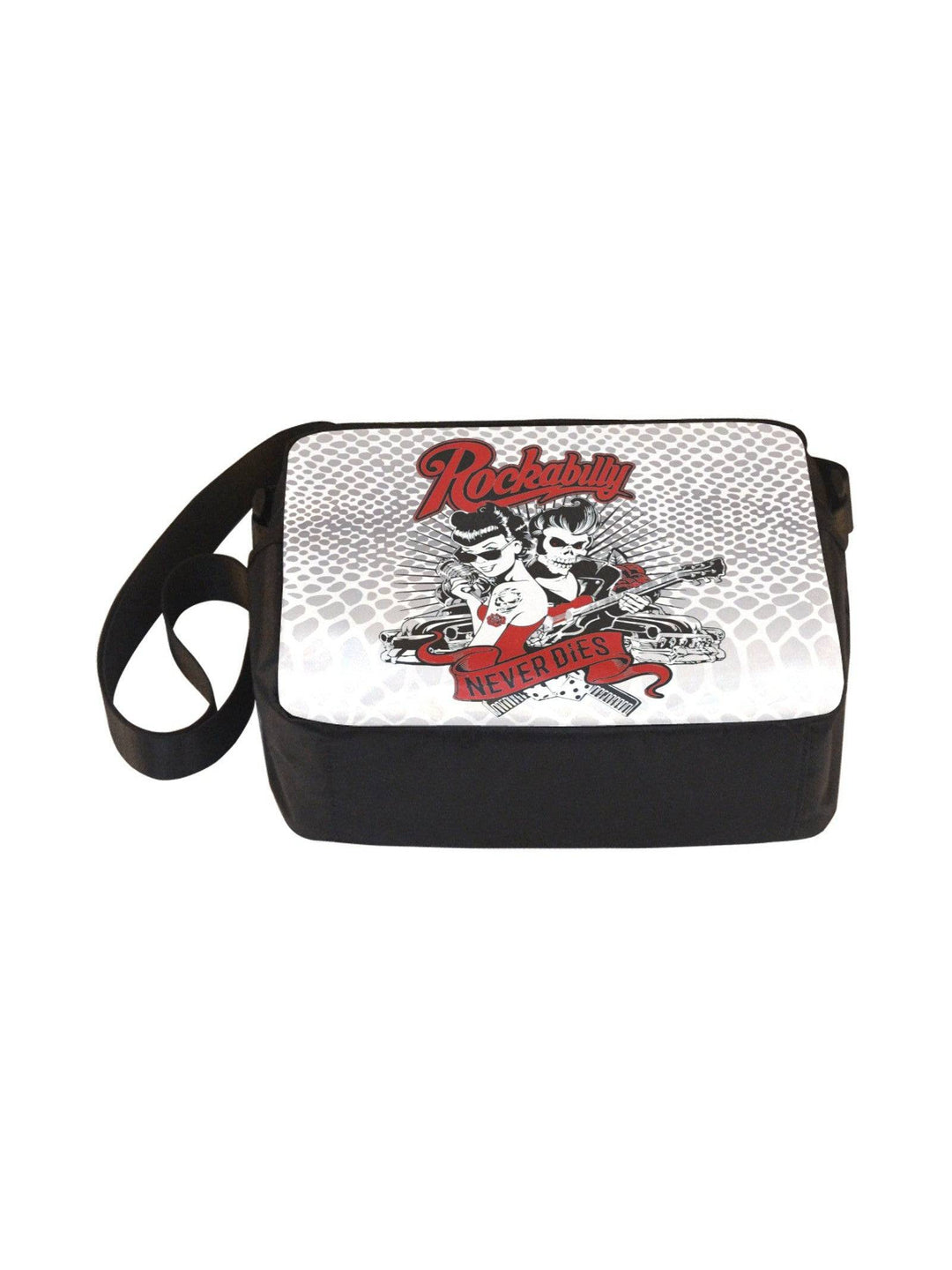 Rockabilly Never Dies Crossbody Satchel Bag