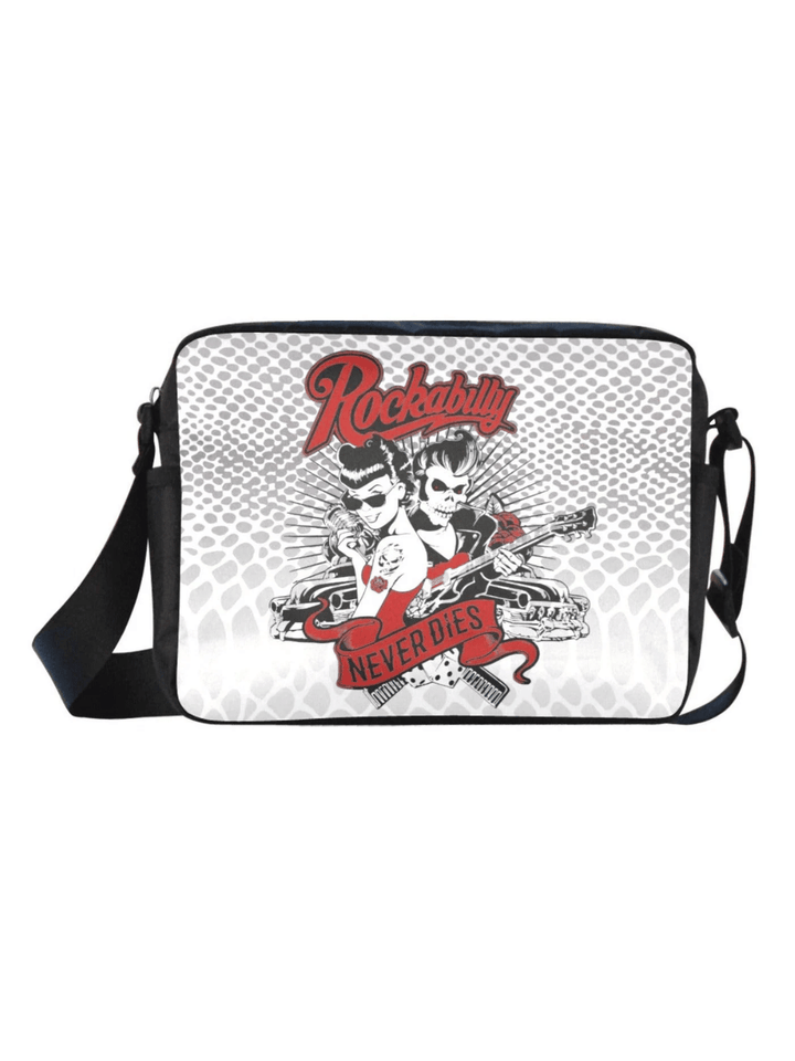 Rockabilly Never Dies Crossbody Satchel Bag