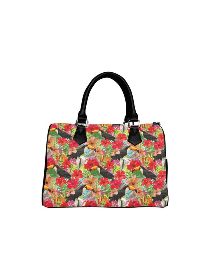 Toucans Barrel Type Handbag - Poison Arrow Retro