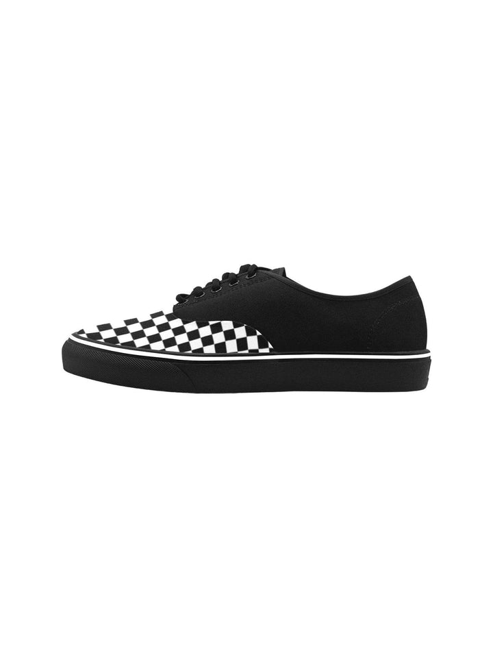 Two Tone Checkers Men's Creeper Sneakers - Poison Arrow Retro