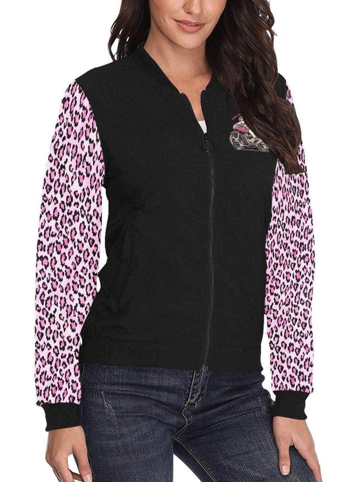 Fierce, Fabulous & Full Throttle Womens Bomber Jacket