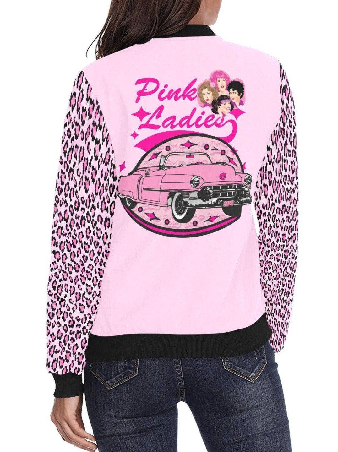 Pink Ladies Womens Bomber Jacket [IN STOCK] - Poison Arrow Retro