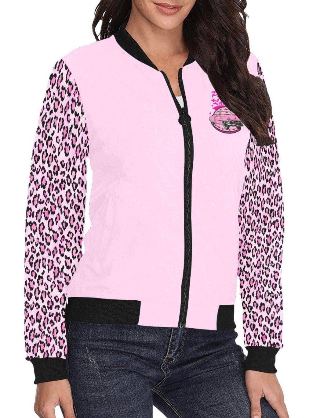 Pink Ladies Womens Bomber Jacket [IN STOCK] - Poison Arrow Retro