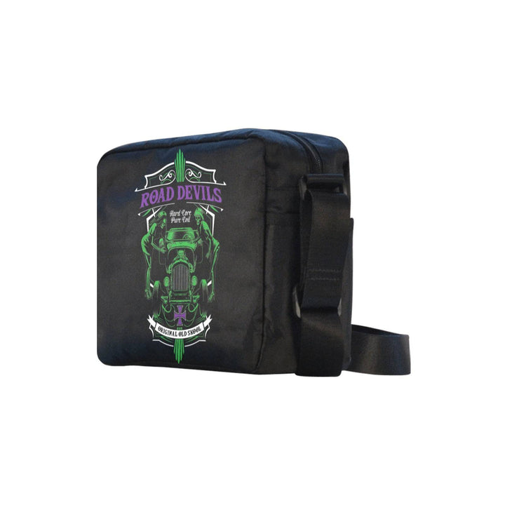 Road Devils Cross-body Nylon Bag - Poison Arrow Retro