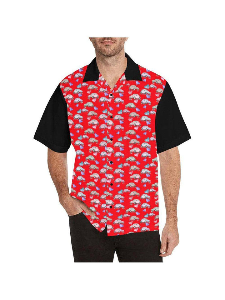 Beetle Hearts Button Up Shirt