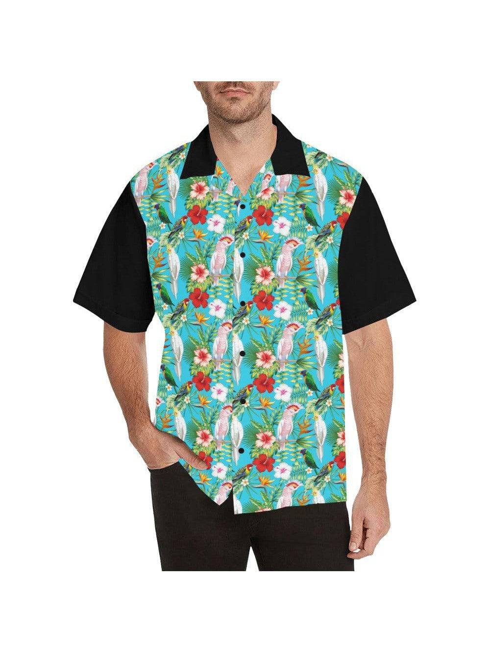 Parrots Button Up Shirt - Poison Arrow Retro