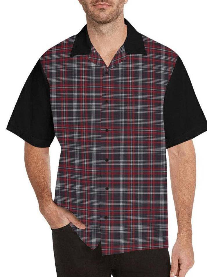 Potsy Plaid Mens Button Up Shirt - Poison Arrow Retro