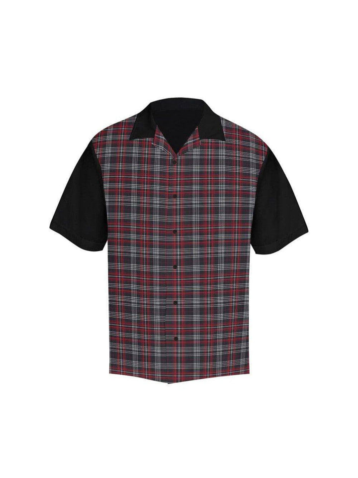 Potsy Plaid Mens Button Up Shirt - Poison Arrow Retro