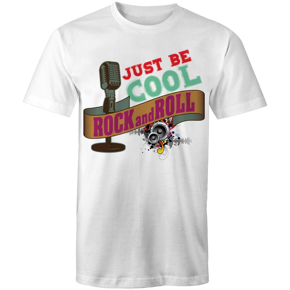 Just Be Cool Rock and Roll - Mens T-Shirt