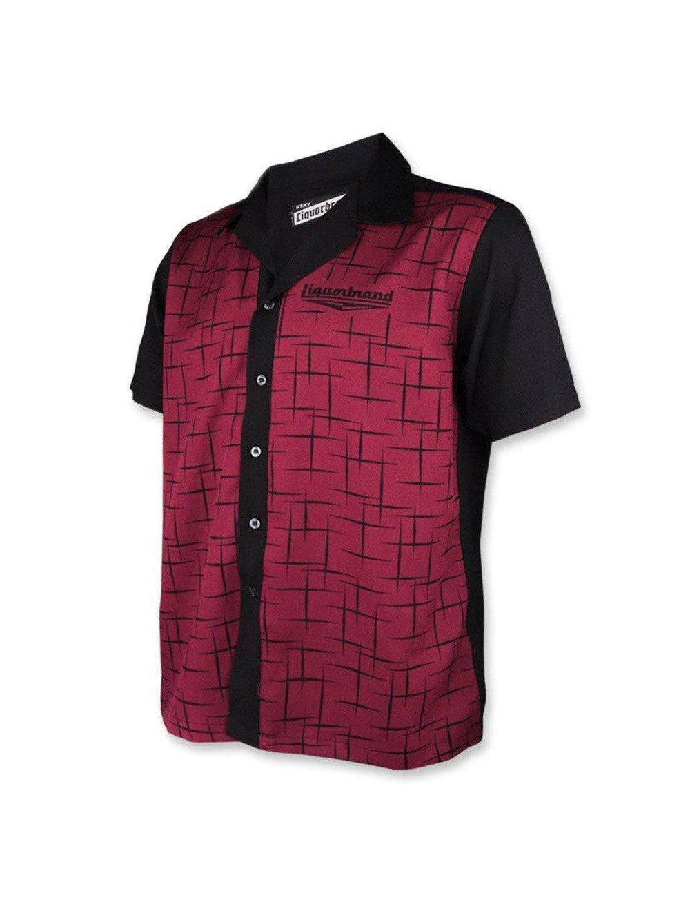 LIQUORBRAND ATOMIC BOWLING SHIRT - Poison Arrow Retro