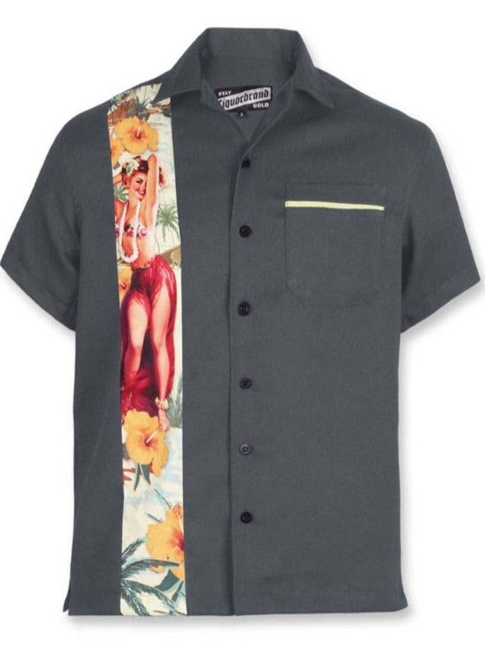 Liquorbrand Hawaii Bowling Shirt - Poison Arrow Retro