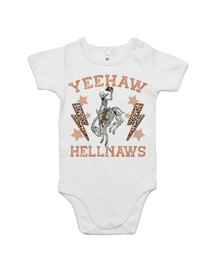 Yeehaw Hellnaws Baby Onesie Romper