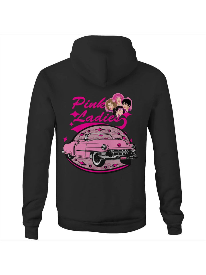 Pink Ladies Fleecy Hoodie - Poison Arrow Retro