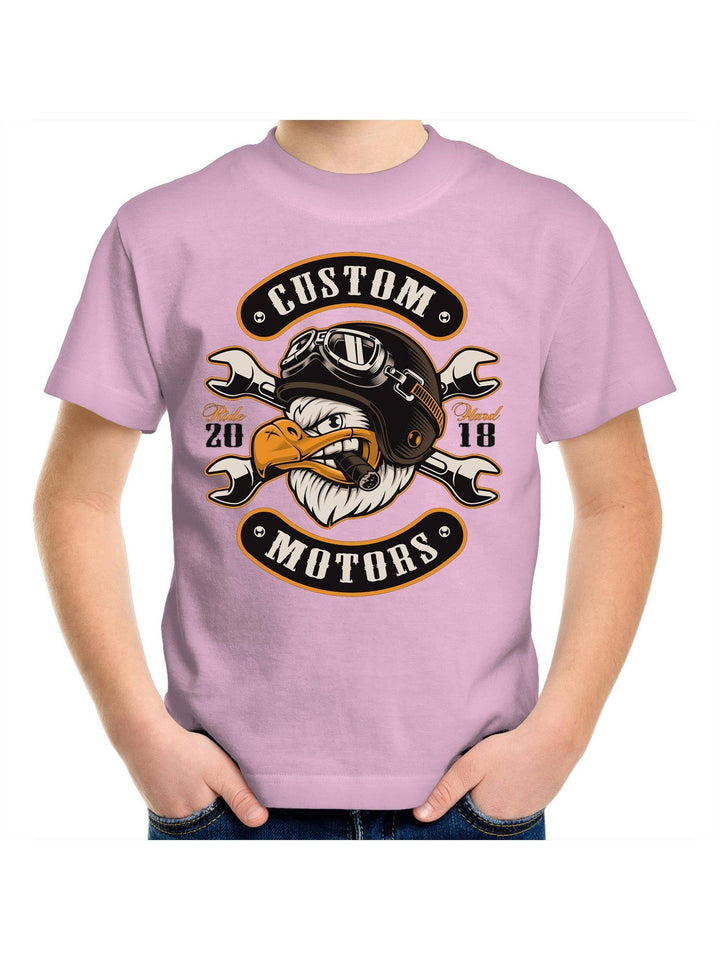 CUSTOM MOTORS Youth Crew T-Shirt 2-14 - Poison Arrow Retro