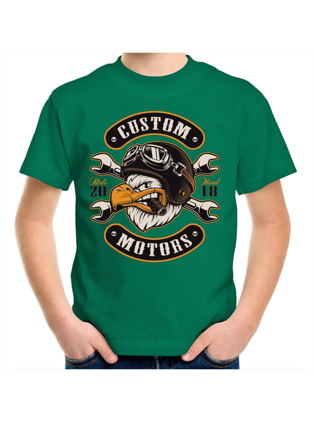 CUSTOM MOTORS Youth Crew T-Shirt 2-14 - Poison Arrow Retro