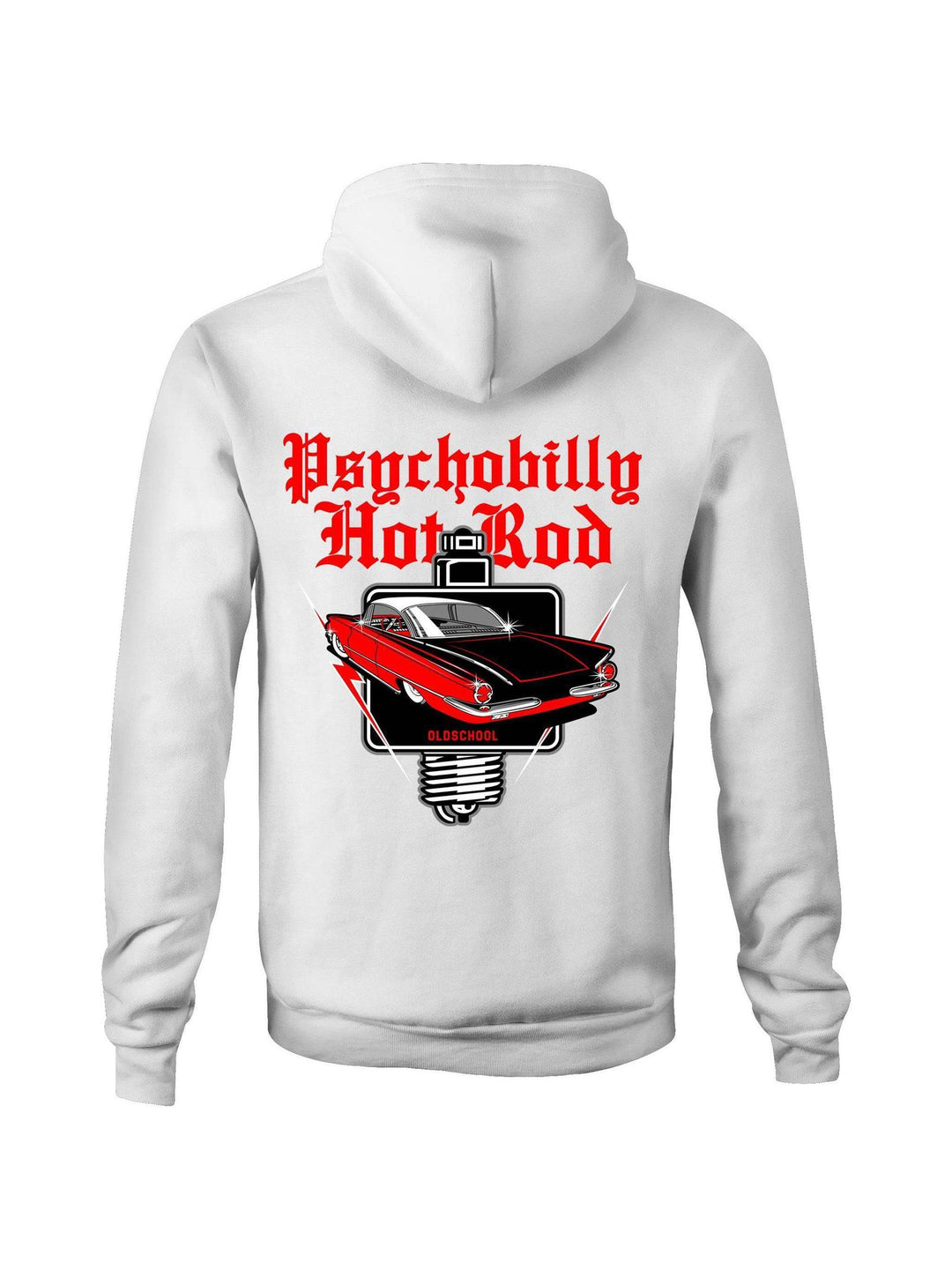 PSYCHOBILLY HOTROD - UNISEX FLEECY HOODIE