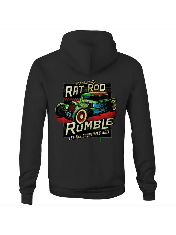 Rat Rod Rumble - Unisex Fleecy Hoodie