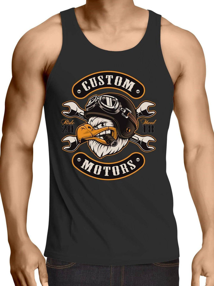 Custom Motors - Mens Singlet Top