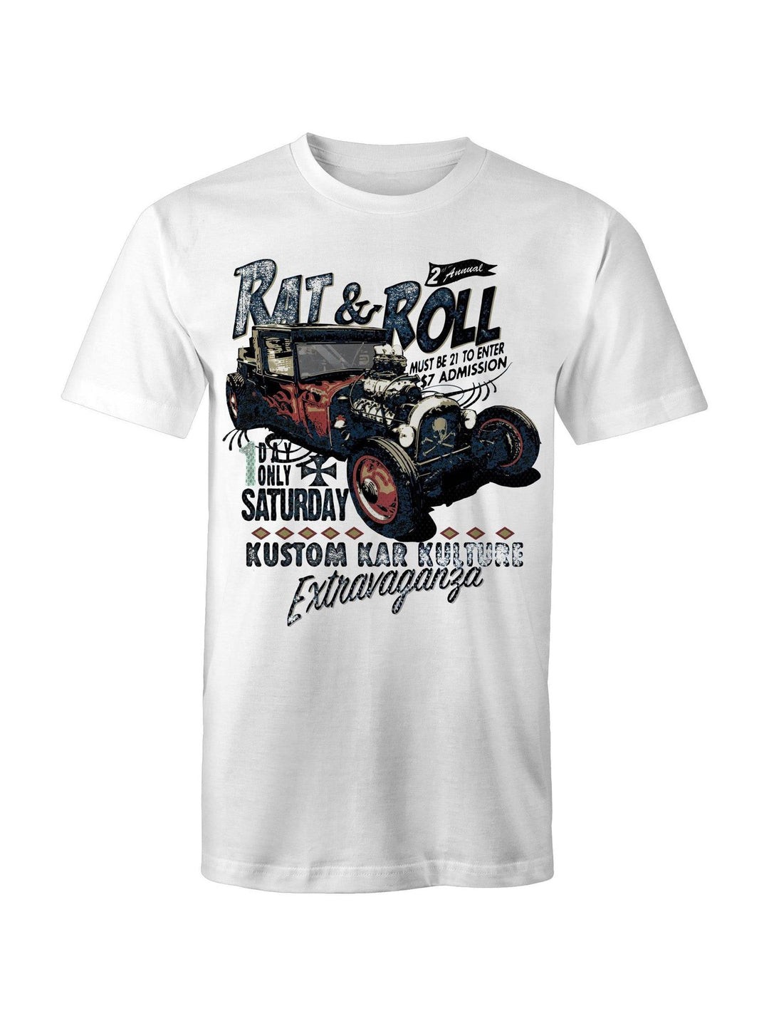 Rat & Roll - Mens T-Shirt