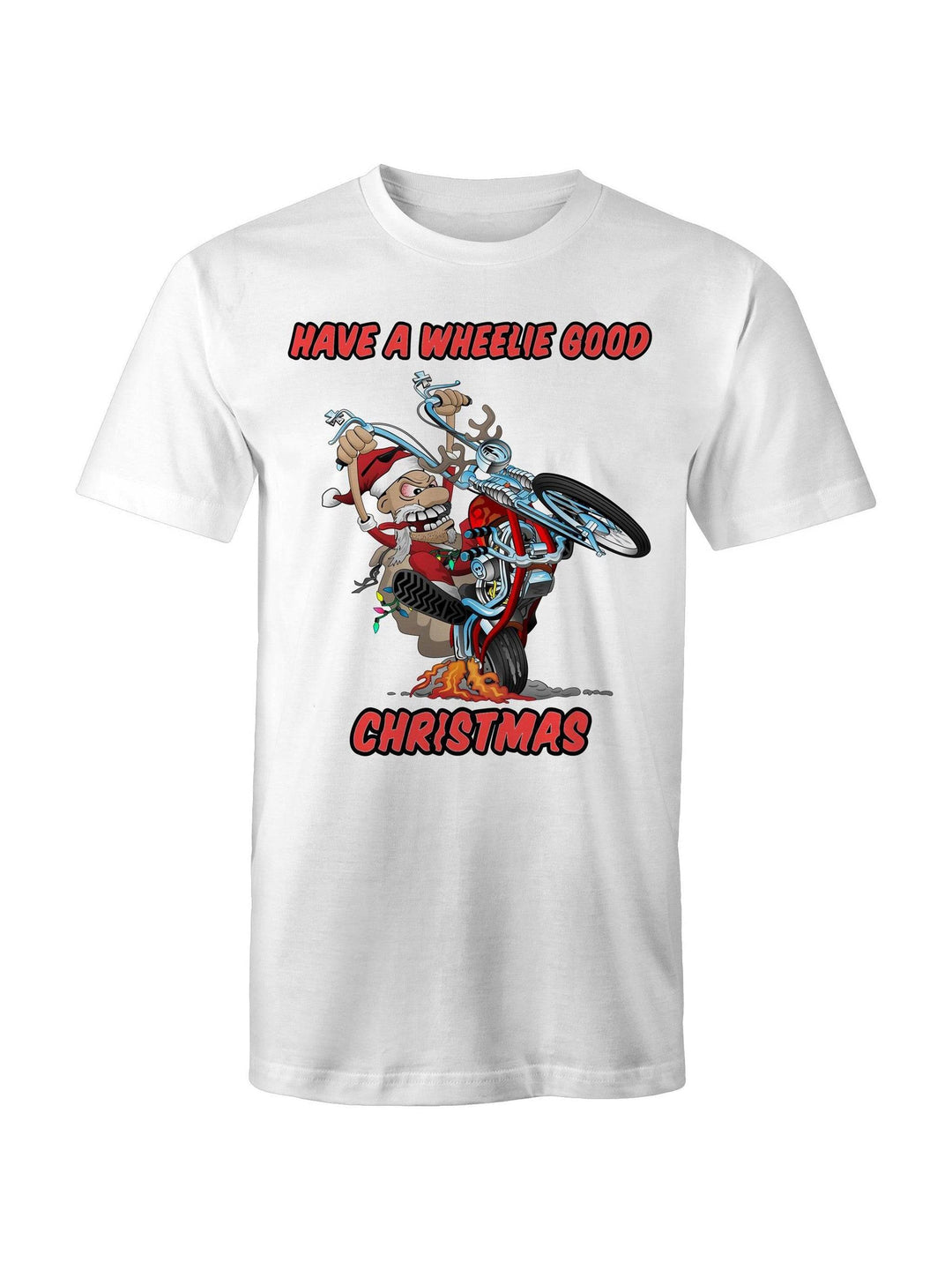 Wheelie Good Christmas - Mens T-Shirt