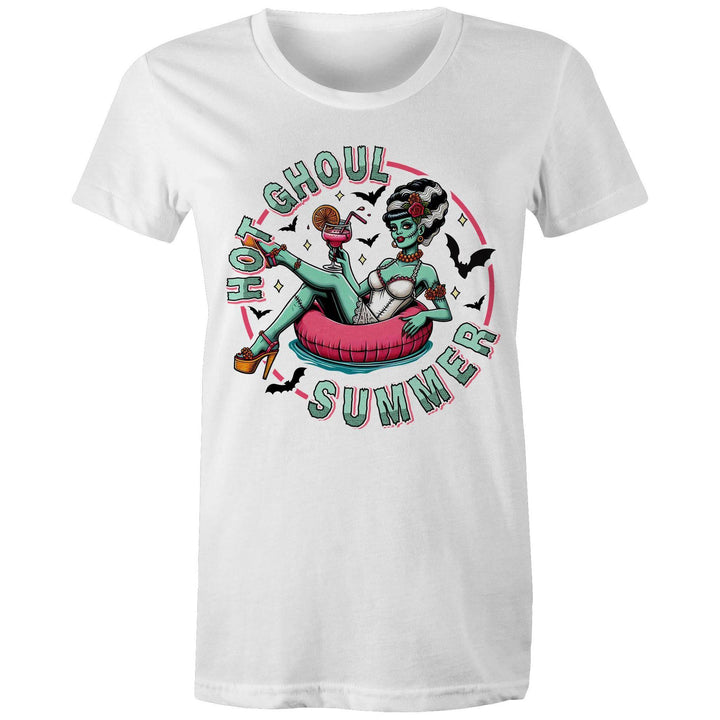 Hot Ghoul Summer Women's Tee - Poison Arrow Retro