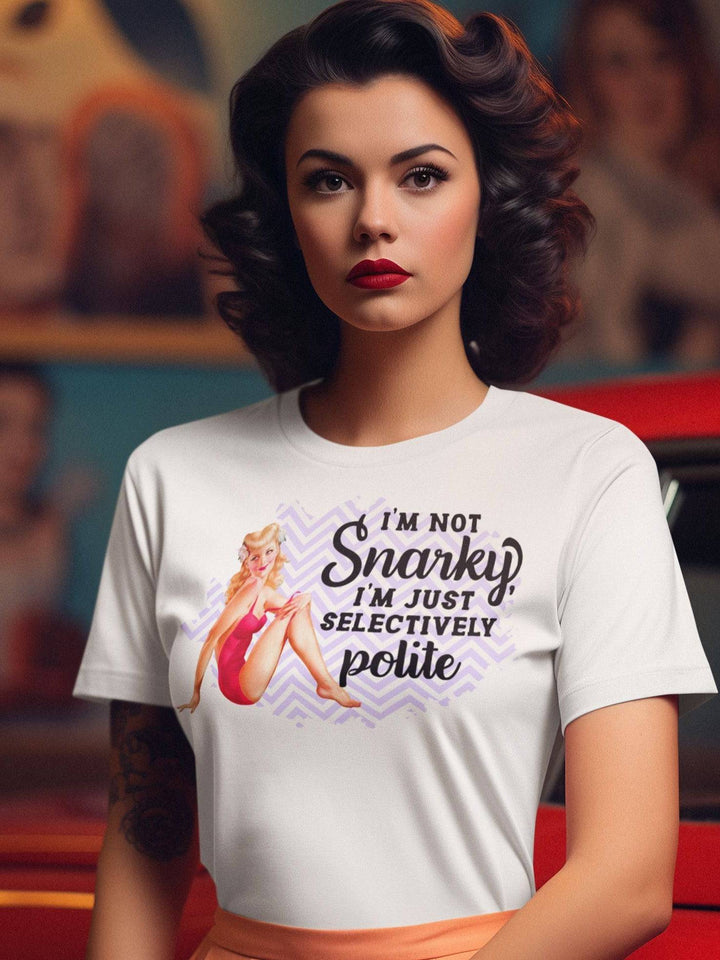 I'm Not Snarky - Women's Tee - Poison Arrow Retro