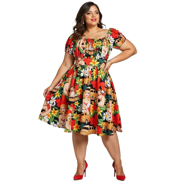 Tropical Pinups 50s Dress