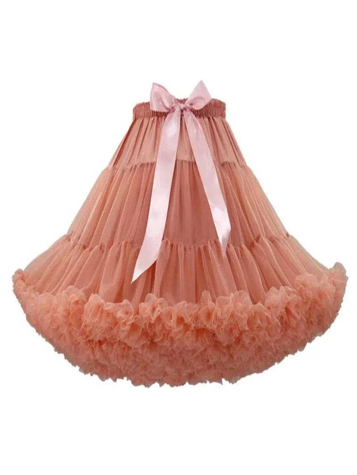 Champagne Pink Fluffy Petticoat 55cm - Poison Arrow Retro