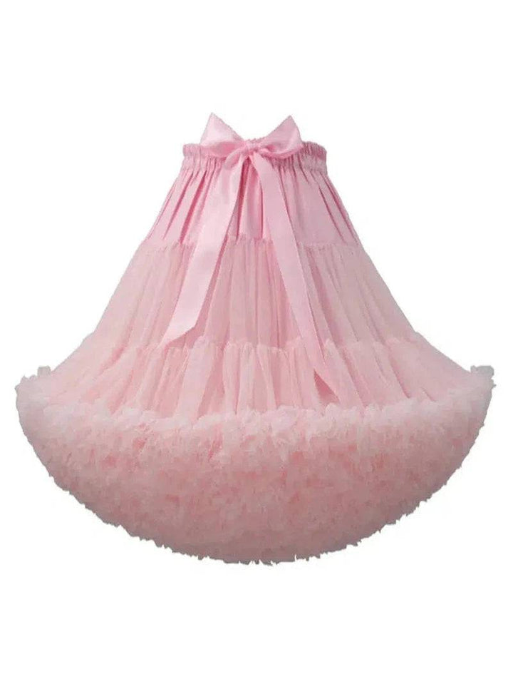 Pink Fluffy Petticoat 55cm - Poison Arrow Retro