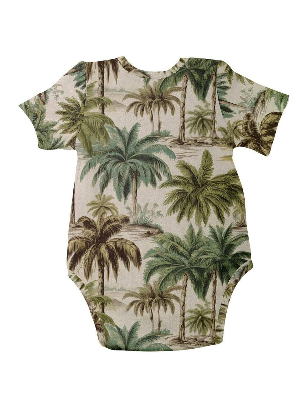 Palm Haven Baby Short Sleeve Onesie Bodysuit - Poison Arrow Retro