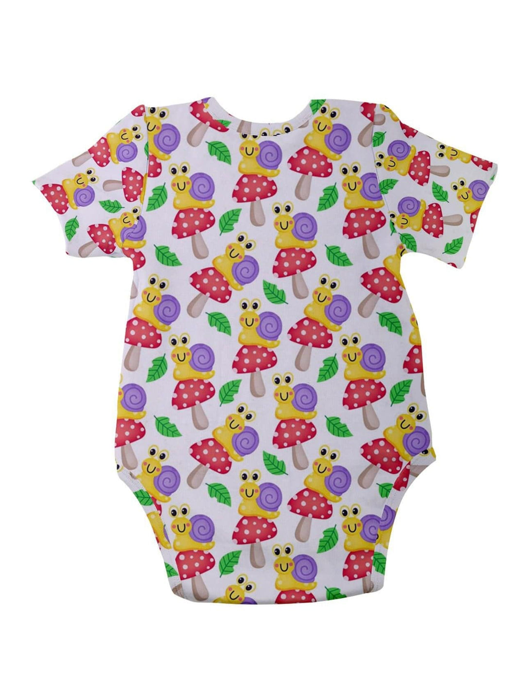 Snailtopia Baby Short Sleeve Bodysuit - Poison Arrow Retro