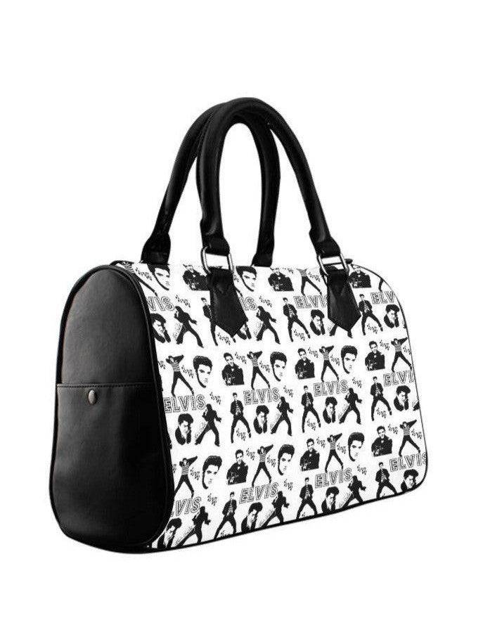 ELVIS BARREL TYPE HANDBAG - Poison Arrow Retro