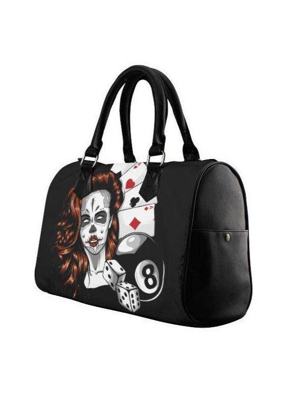 Hey Sugar! Barrel Type Handbag - Poison Arrow Retro