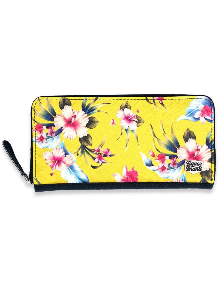 LIQUORBRAND Luau Yellow Wallet