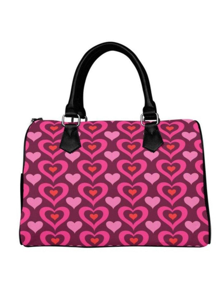 MY GROOVY VALENTINE Barrel Type Handbag - Poison Arrow Retro