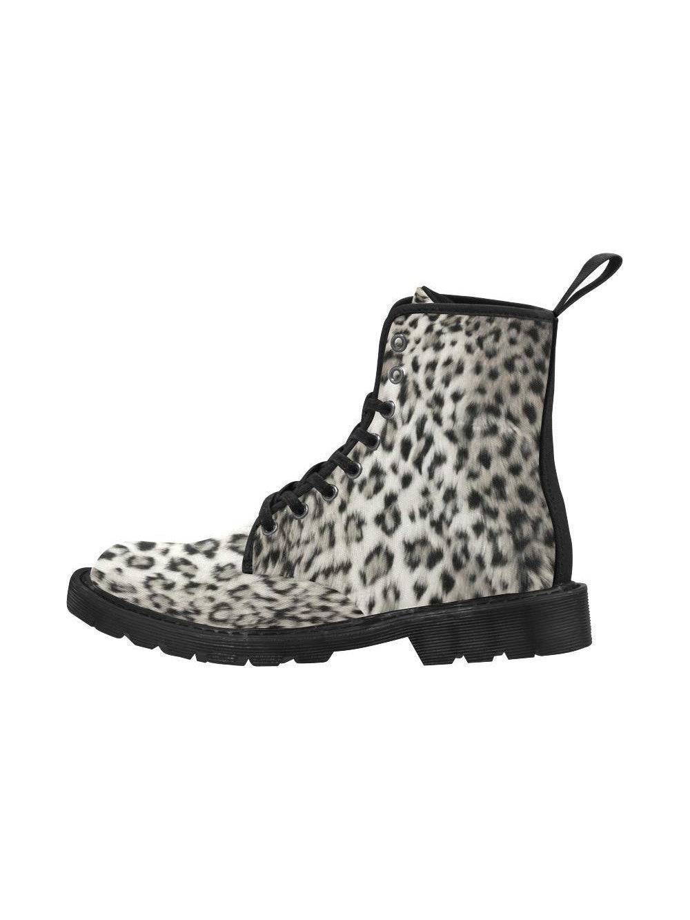 SNOW LEOPARD Women's Lace Up Canvas Boots