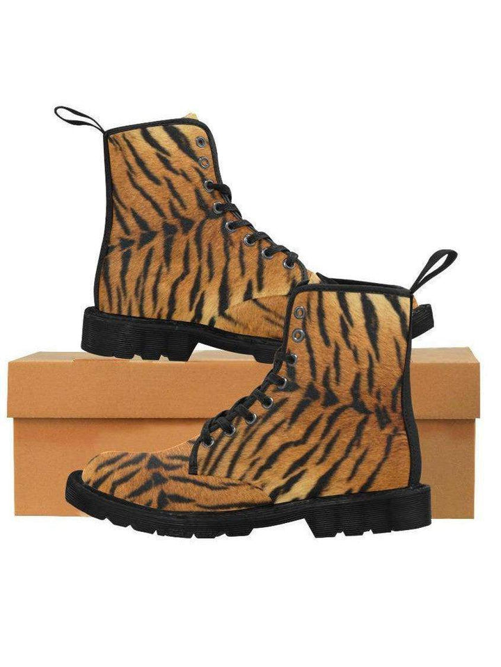 TIGER ARMY Women's Lace Up Canvas Boots