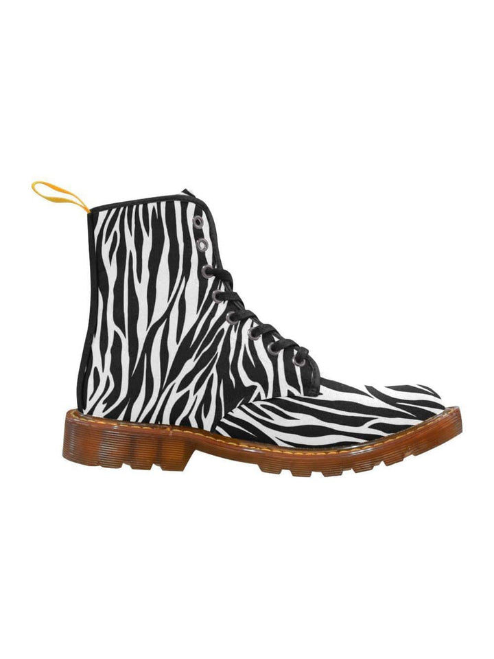 ZEBRA Women's Lace Up Combat Boots